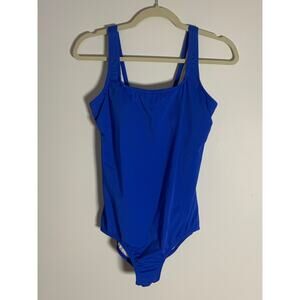 Lands' End One‎ Piece Blue Swimsuit size 12